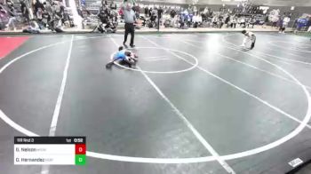 58 lbs Rr Rnd 3 - Garrett Nelson, Midwest Destroyers vs Oscar Hernandez, Gering Wrestling Club