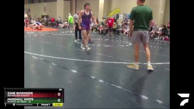 157 lbs Round 2 (6 Team) - Zane Bovenizer, Bad Natured Rodents vs Marshall White, Patriots WC Green