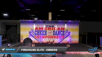 Firehouse Elite - Embers [2022 L1 Tiny - D2 Day 2] 2022 The American Celebration Sandy Nationals