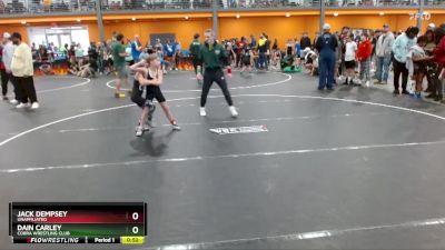 60 lbs Champ. Round 2 - Dain Carley, Cobra Wrestling Club vs Jack Dempsey, Unaffiliated