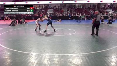 157 lbs Champ. Round 1 - Logan Shaver, Meridian vs Ben Fuhriman, Owyhee