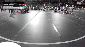 45 lbs 3rd Place - Addison Manchio, Unattached vs Jordyn Roselle, Sparta NJ