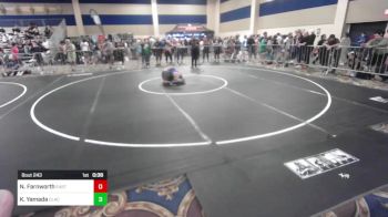 120 lbs Consi Of 64 #1 - Nixon Farnworth, East Valley WC vs Kevin Jr Yamada, Clackamas WC