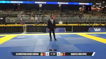 Lia Concepcion Alvarez Santana vs Makaylee Linda Lippek 2025 Pan Kids Jiu-Jitsu IBJJF Championship