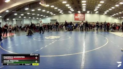 98 lbs Cons. Round 5 - Maverick Hoversten, VB FIGHTHOUSE vs Nasir Preston, Flex Wrestling