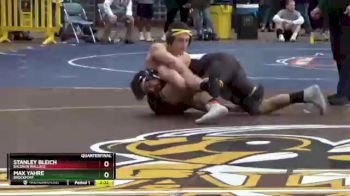 157 lbs Quarterfinal - Stanley Bleich, Baldwin Wallace vs Max Yahre, Brockport