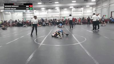 44 lbs Round 4 (6 Team) - Jackson Merkert, Neighborhood Wrestling vs Evader Welsh, 84 Athletes
