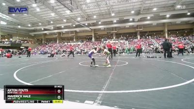 49 lbs Quarterfinal - Maverick Hale, Ark City vs Axton Fouts, Bear Cave