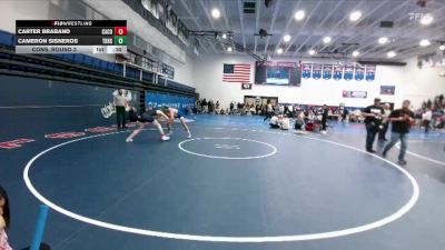 138 lbs Cons. Round 3 - Carter Braband, Campbell County vs Cameron Sisneros, Thunder Basin High School