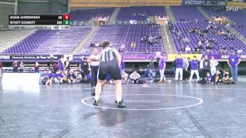 285 lbs Round 3 (6 Team) - Wyatt Schmitt, Ohio vs Adam Ahrendsen, Northern Iowa