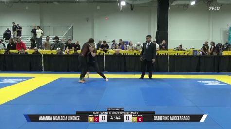 Catherine Alice Farago vs Amanda Indalecia Jimenez 2026 Pan IBJJF Jiu-Jitsu No-Gi Championship
