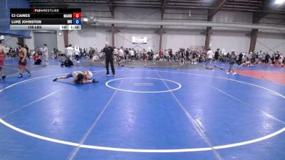 126 lbs Rr Rnd 2 - CJ Caines, Mat Assassins Black - HS vs Luke Johnston, Immortals - HS