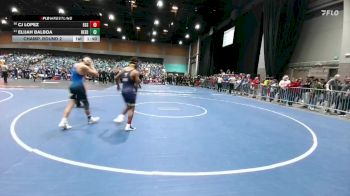 132 lbs Champ. Round 2 - Cj Lopez, Elk Grove vs Elijah Balboa, Reed
