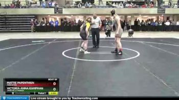 132 lbs Champ. Round 1 - Mattie Papenthien, Middleton vs Victoria-Anna Kampman, Janesville Parker
