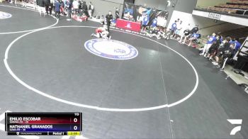 113 lbs Round 4 (16 Team) - Emilio Escobar, SDIKWA-FR vs Nathaniel Granados, SJWA-FR