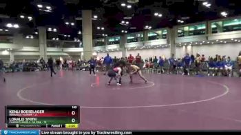 145 lbs Semis & Wb (16 Team) - Loralei Smith, Charlie`s Angels- GA Pink vs Kenli Boeselager, Nebraska Tsunami