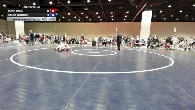 100 lbs 5th Place Match - Noah Back, OK vs Kaleb Gordon, IA