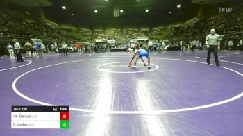 108 lbs Round Of 16 - Xavier Garcia, Clovis West vs Caiden Avila, Madera