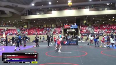 87-90 lbs Round 2 - Farynn Rhees, MO vs Audrey Layman, NM