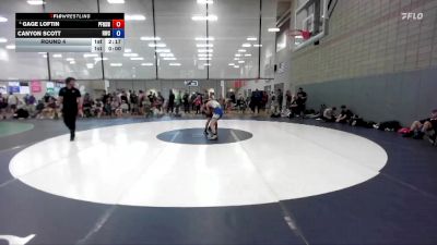 120 lbs Round 4 - Gage Loftin, Post Falls High School Wrestling vs Canyon Scott, Rigby Wrestling Club