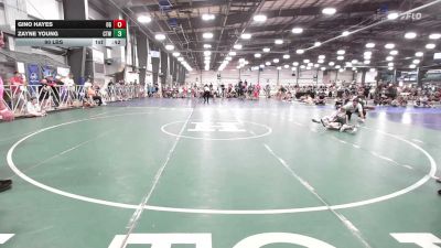 90 lbs Quarterfinal - Gino Hayes, Ohio Gold - EL vs Zayne Young, CTWHALE Orca - EL