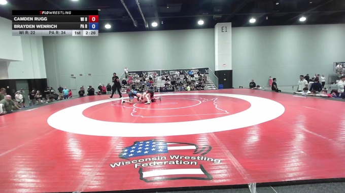 113 lbs Camden Rugg, Wisconsin Red vs Brayden Wenrich, Pennsylvania Red