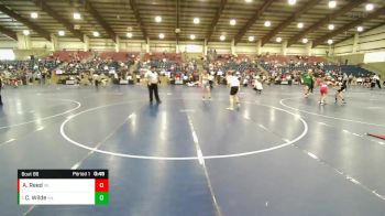 150 lbs Semifinal - Caleb Wilde, Westlake vs Ashtin Reed, Fremont Wrestling Club