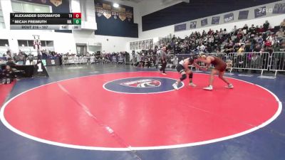 157 lbs Cons. Round 3 - Micah Freimuth, Redlands vs Alexander Sotomayor, Temecula Valley