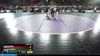 4A 220 lbs Quarterfinal - Kaleb Jordan, Century vs Cash Weeks, Middleton