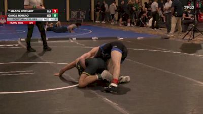 133 lbs C Of 8 #1 - Mason Leiphart, Franklin & Marshall vs Gauge Botero, Michigan