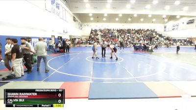 157 lbs Cons. Round 2 - Shawn Rainwater, Grappling Grounds vs Calvin Bui, Fvhs