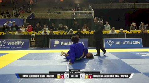 Sebastian Andres Guevara Lampare vs Uanderson Ferreira De Oliveira 2026 Pan Jiu Jitsu IBJJF Championship
