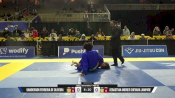 Sebastian Andres Guevara Lampare vs Uanderson Ferreira De Oliveira 2026 Pan Jiu Jitsu IBJJF Championship
