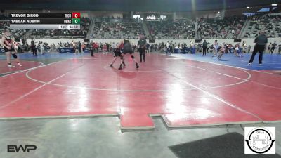 161 lbs Round Of 64 - Trevor Girod, Tecumseh vs Taegan Austin, Owasso Rams Jh Boys