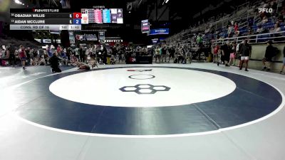 120 lbs Cons. Rd Of 16 - Obadiah Willis, IL vs Aidan McClure, IL