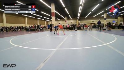 115 lbs Consi Of 4 - Stephanie Lopez, Babak Nourzad Wrestling Club/ Gracie Barra Katy vs Payten Gutierrez, Cardinal Wrestling Club