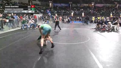 128 lbs Quarterfinal - Chase Martinez, Gloucester City vs Dominick Baldorossi, Seneca