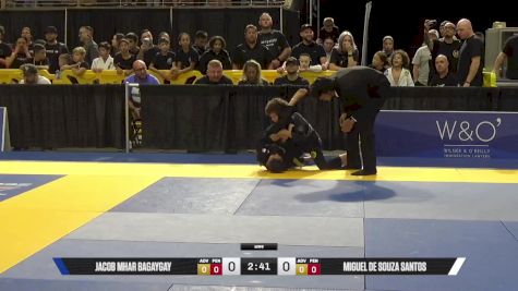 Miguel De Souza Santos vs Jacob Mhar Bagaygay 2025 Pan Kids Jiu-Jitsu IBJJF Championship