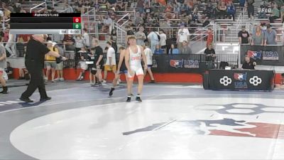 138 lbs Champ. Round 2 - Trent Sharp, Beast Mode Wrestling vs Grayson Garcia, Fitz Wrestling Academy