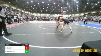 150 lbs Round Of 16 - Lyndi Cisco, OKWA vs Aliyha Vargas, Camas Wrestling Club