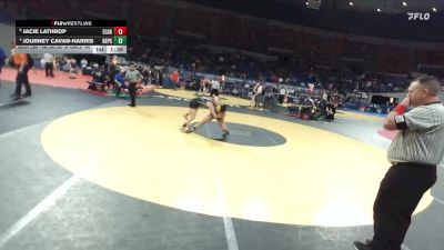 4A/3A/2A/1A Girls 140 5th Place Match - Journey Cavan-Harris, Heppner Girls vs Jacie Lathrop, Elgin Girls