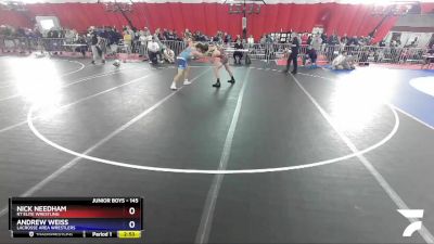 145 lbs Cons. Round 2 - Nick Needham, RT Elite Wrestling vs Andrew Weiss, LaCrosse Area Wrestlers