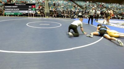 197 lbs 3rd Place - Gunner Henry, Wyoming vs Christian Slack, UNATT-Utah Valley