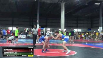 132 lbs Semis & 1st Wb (8 Team) - Connor Walck, GREAT NECK WRESTLING CLUB vs Alex Lopez, REAL LIFE WRESTLING CLUB