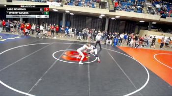 106 lbs Champ. Round 3 - Everett Sievers, Lincolnway East vs Gabe Richmond, West Aurora