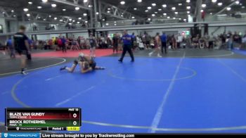 120 lbs Round 2 (4 Team) - Brock Rothermel, POWA vs Blaze Van Gundy, Terps Xtreme