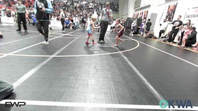 46 lbs Quarterfinal - Riley Tarwater, Eufaula Ironheads Wrestling Club vs Cale Minihan, Collinsville Cardinal Youth Wrestling