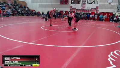 189 lbs Cons. Semi - Carson Klein, Fulda-Murray Cty Central vs Aidan Mattison, Marshall