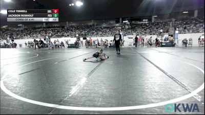 49 lbs Consi Of 8 #1 - Cole Terrell, Shelton Wrestling Academy vs Jackson Rosholt, Piedmont