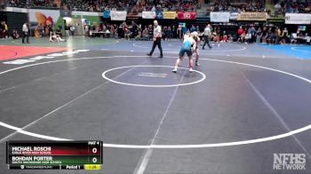 135 lbs Quarterfinal - Michael Roschi, Eagle River High School vs Bohdan Porter, South Anchorage High School